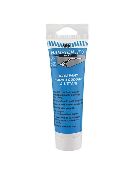 Gel décapant soudure etain tube pegboardable 125 ml - HAMPTON HP3 - GEB