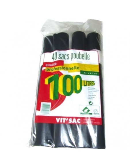 Sac poub 100 l pro ref 40866 poch de 40 sacs