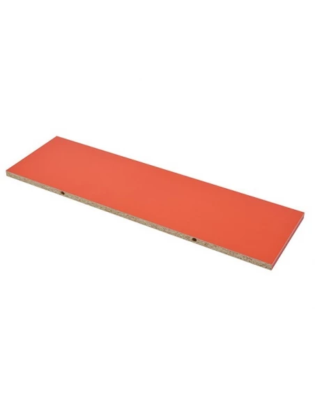 Tablette xs2 rouge vif 18mm 80x23,5cm