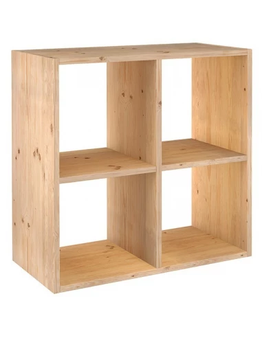 Etagere Modulaire Avec 2x2 Cubes Dinamic Pin Massif Astigarraga.