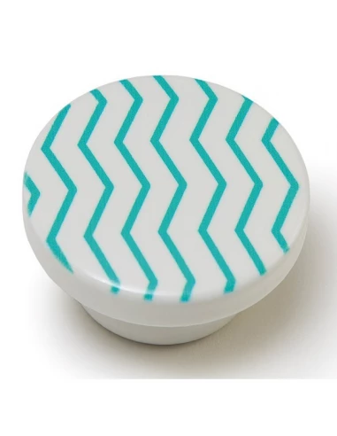 Boite 10 boutons en bois 40mm soul bleu ref 7-e220 08