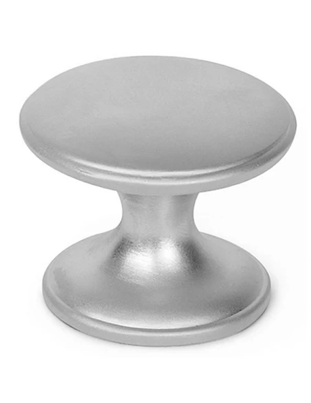 Boite 10 boutons zamak d33 chrome mat ref 7-756 33