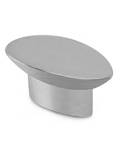 10 Boutons zamak 41x20 chrome mat ref 7-743 33