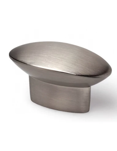 Boite 10 boutons zamak 41x20 nickel mat brosse ref 7-743 22