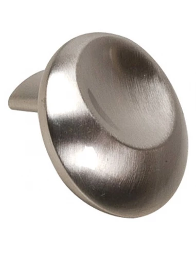 Boite 10 boutons zamak d31 nicke mat brosse ref 7-754 22