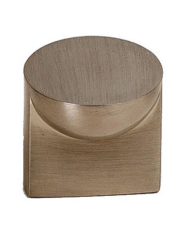 Boite 10 poignees zamak d25 nickel mat brosse ref 7-866 22