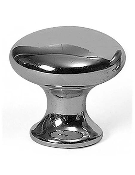 10 Bouton zamak d25 chrome poli ref 7-760 25 21