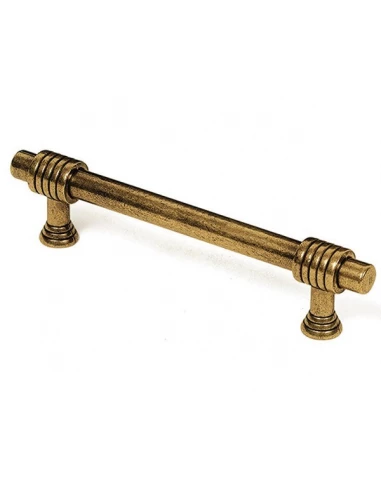 10 poignees zamak l96 vieux laiton ref 7-180m 32