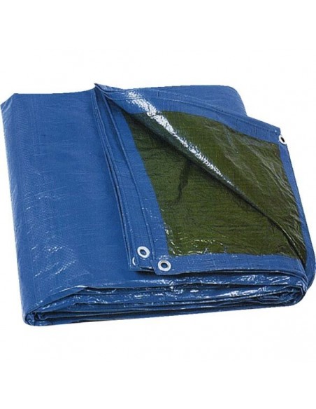 Bache 70g/m2 8x12m bleu