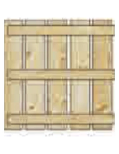 Dalle rainuree-lisse 50x50 ep 38mm