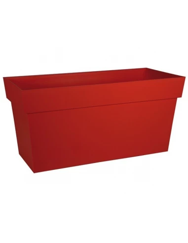 Muret toscane rouge rubis 74l sur roulettes - EDA