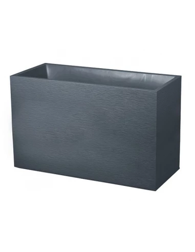 Muret jardinière Graphit 99,5 × 39,5 × 60 cm - 116 L - gris anthracite - EDA