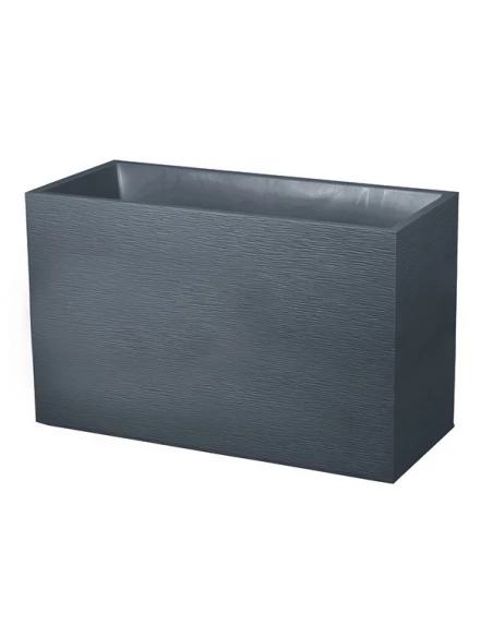 Muret jardinière Graphit 99,5 × 39,5 × 60 cm - 116 L - gris anthracite - EDA