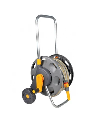 Chariot devidoir tout équipe avec tuyau d'arrosage 20m ref 2489r9012 - CLABER