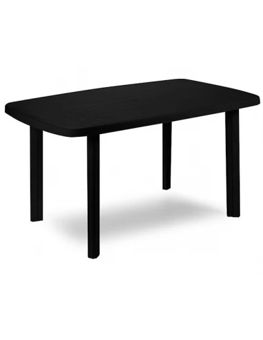 Table de jardin ovale faro gris anthracite ref.609907