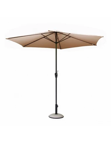 Parasol rond 3m taupe ref.y148