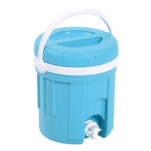 Fontaine à eau isotherme 4 litres bleu turquoise pour le camping - EDA