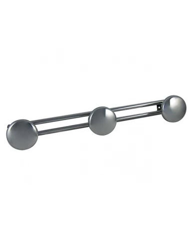 Patere 3 tetes chromes