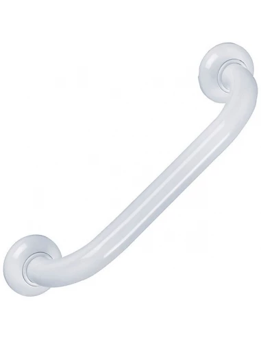 Barre de maintien droite pro alu epoxy blc 60cm fixations invisibles