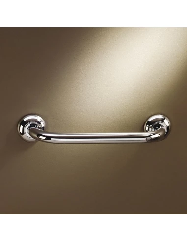 Barre de maintien droite laiton chrome pro 30cm