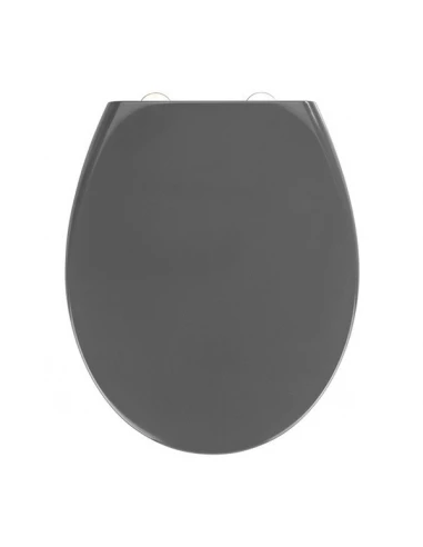 Abattant samos gris easy close duropl ref 22165100