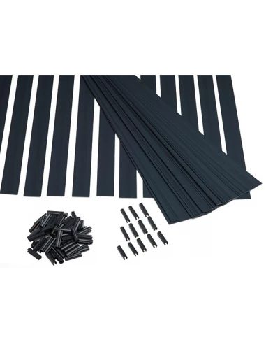 Lame d'occultation hauteur 1m gris kit lixo plus