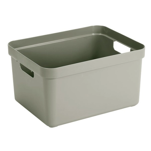 Boite plastique 32l vert clair sigma home 453x354x243mm