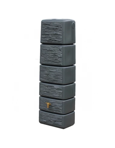 Récupérateur d'eau mural 300 litres SLIM STONE - granit