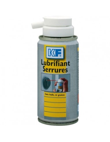 Lubrifiant serrures longue duree aerosol 100 ml net