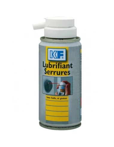 Lubrifiant serrures longue duree aerosol 100 ml net