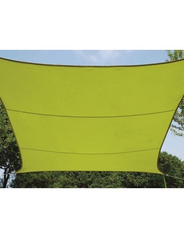 Voile solaire - rectangulaire - 2 x 3 m - couleur: vert lime