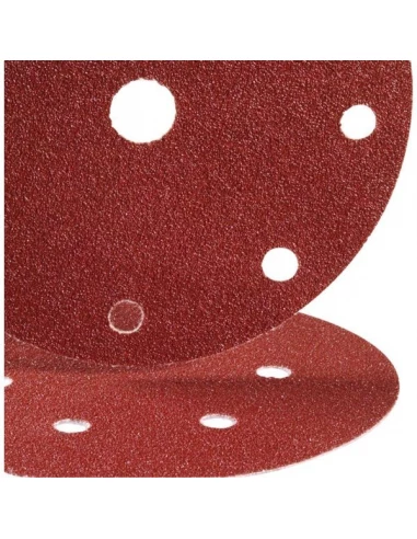 Disque auto agrippant vc 153 velours diam 125 - 8 tr- gr 220 bte 100