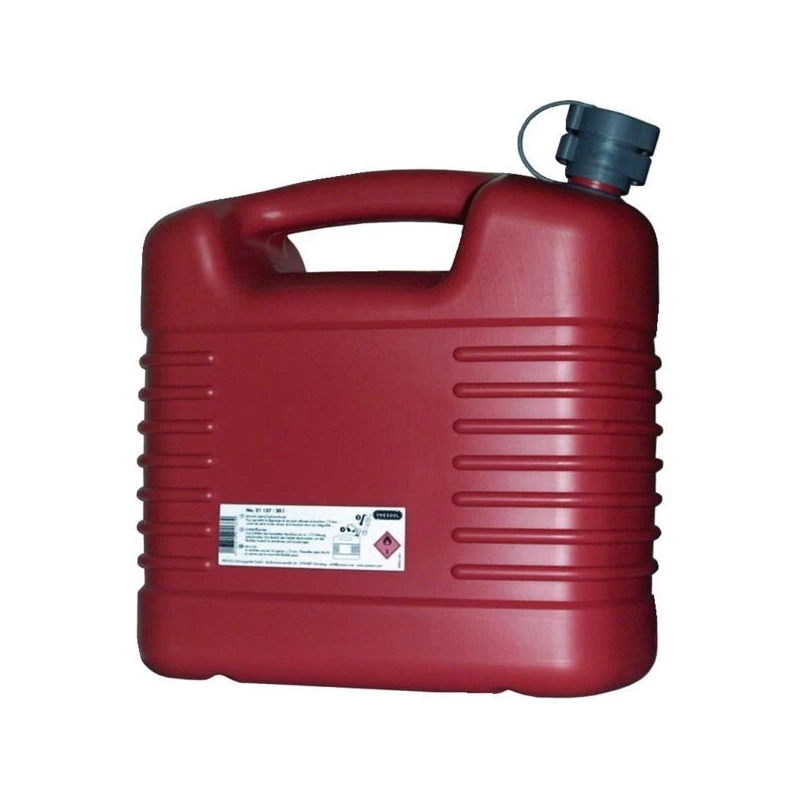 Jerrycan plastique hydrocarbure rouge 10 l - jerrican