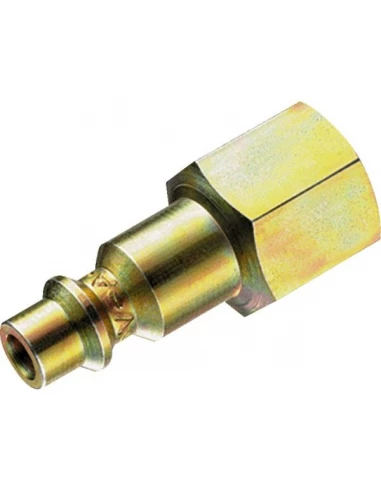 Embout p/raccord rapide 6mm femel 1/4 gaz