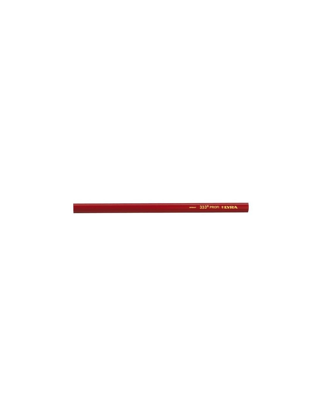 Crayon industriel charpentier rouge oval 30cm bte de 100-Crayon de  charpentier