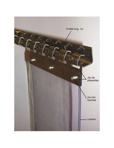 Support pour laniere protection 1000 mm inox