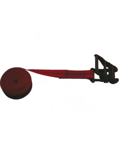 Sangle d arrimage 1 parie 100% polyester orange 9 m 5 tonnes 50 mm
