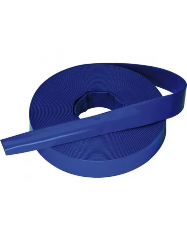 Tuyau plat pvc plastifie renforce flat 7 - 40 mm6 bar - couronne 50 m