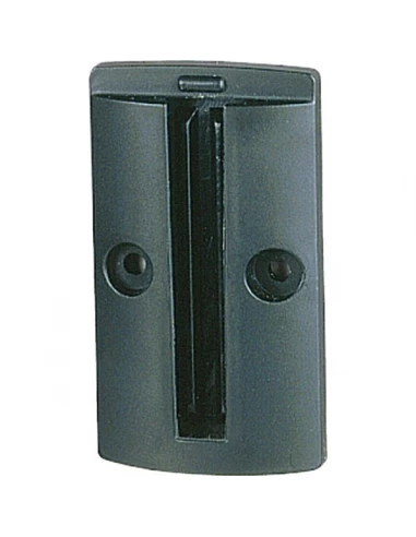 Platine murale noire poursangle 50 mm