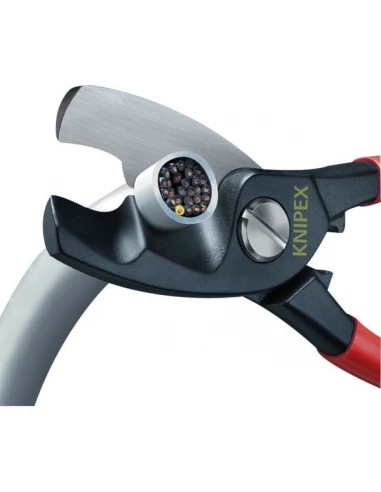 Coupe cable double tranchant cuivre et aluminium bruni isolelg 200 mm