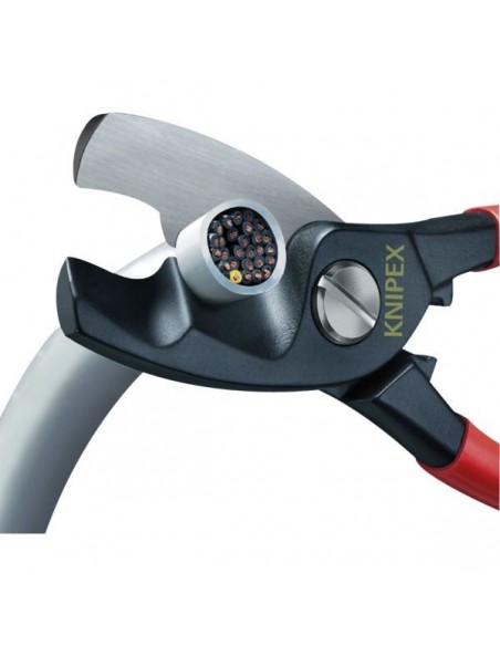 Coupe cable double tranchant cuivre et aluminium bruni isolelg 200 mm