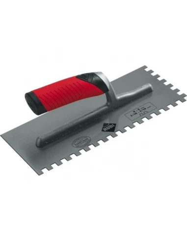 Peigne à colle 28 cm dents carrées 3x3 manche rubiflex - RUBI