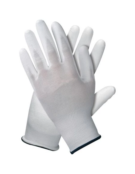 10 Gant nylon tricote enduit polyurethane sur paume taille 9