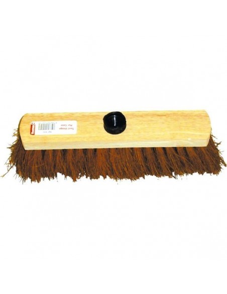 Balai Coco Droit Fibres naturelles de coco pour un balayage efficace. - BROSSERIE THOMAS