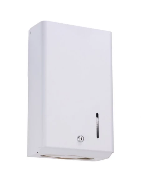 Distributeur essuie-mains 400feuilles blanc ligne basic 425x 255 x 1