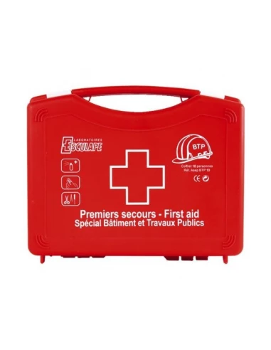 Trousse secours pleine polypro asep - btp 20 personnes