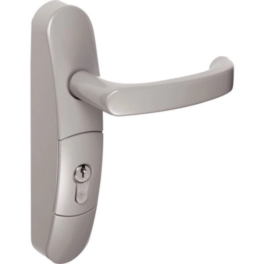 Ensemble de manoeuvre exterieure bouton debrayable argent prfap