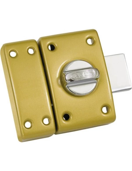 Verrou classique cylindre bouton 40 mm bronze
