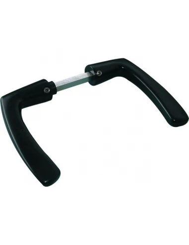 Bequille double portalis polybloc noire 7 x 140 1 portee