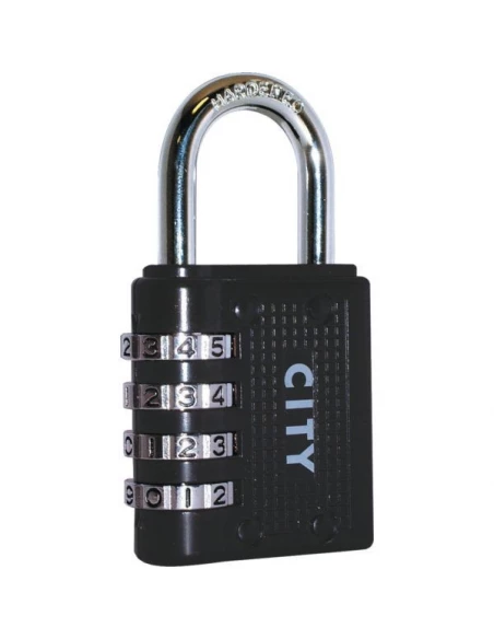 Cadenas à chiffre city 4 molettes
